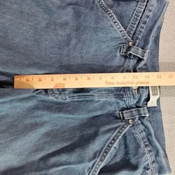 Route 66 Jeans Men's Size 32x34 Light Wash Denim Carpenter Boot Cut 100% Cotton - Picture 16 of 16